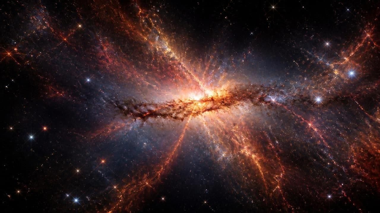 Webb Telescope Reveals Hidden Depths of Starburst Galaxy Centaurus A