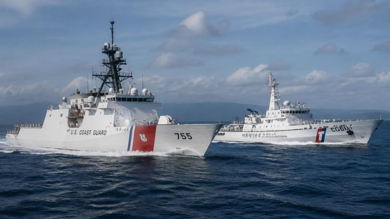 US Coast Guard Sails With Taiwan in Rare Show of Solidarity Amid China Tensions