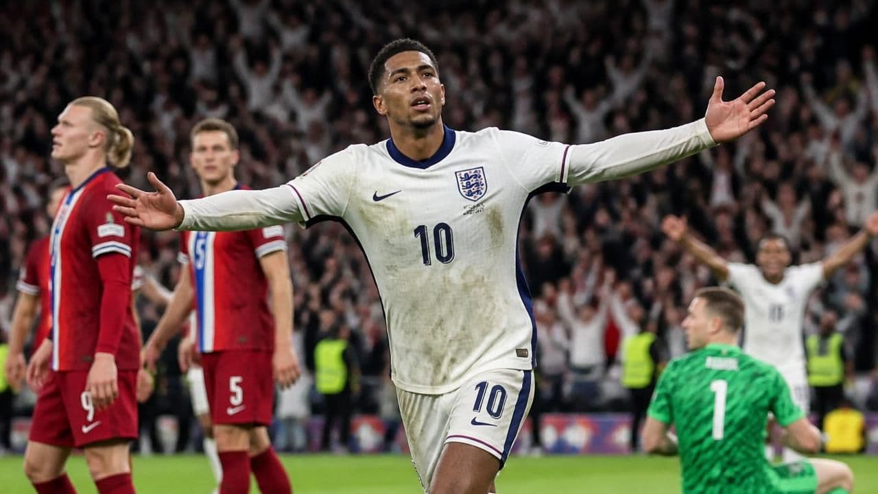 Bellingham Brace Propels England Past Norway 2-1 in World Cup Quarterfinal Thriller