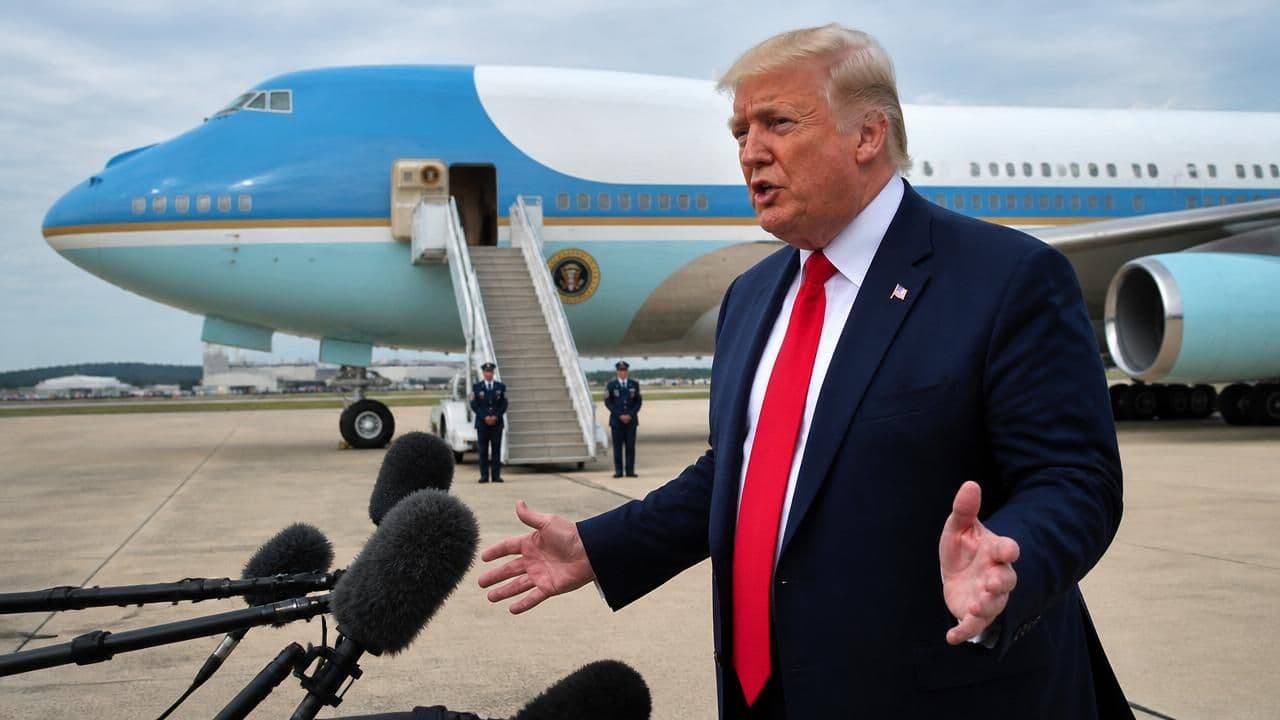 Trump's Qatari-Gifted Air Force One to Undergo 'Maxed Out' Security Upgrades