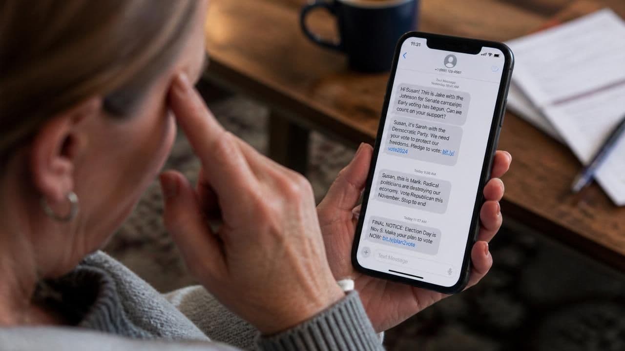 Campaign Text Messages Surge, Annoying Voters as AI Personalization Grows