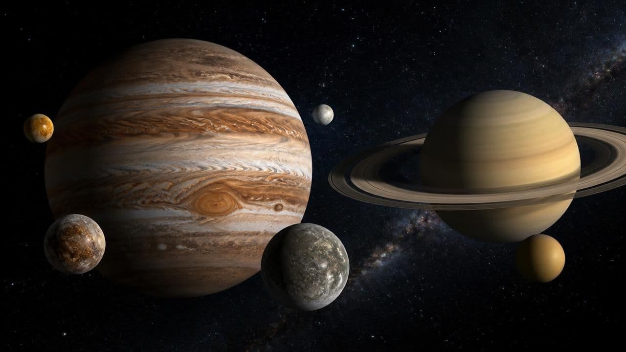 Why Jupiter Has More Giant Moons Than Saturn: A Magnetic Shield Explained