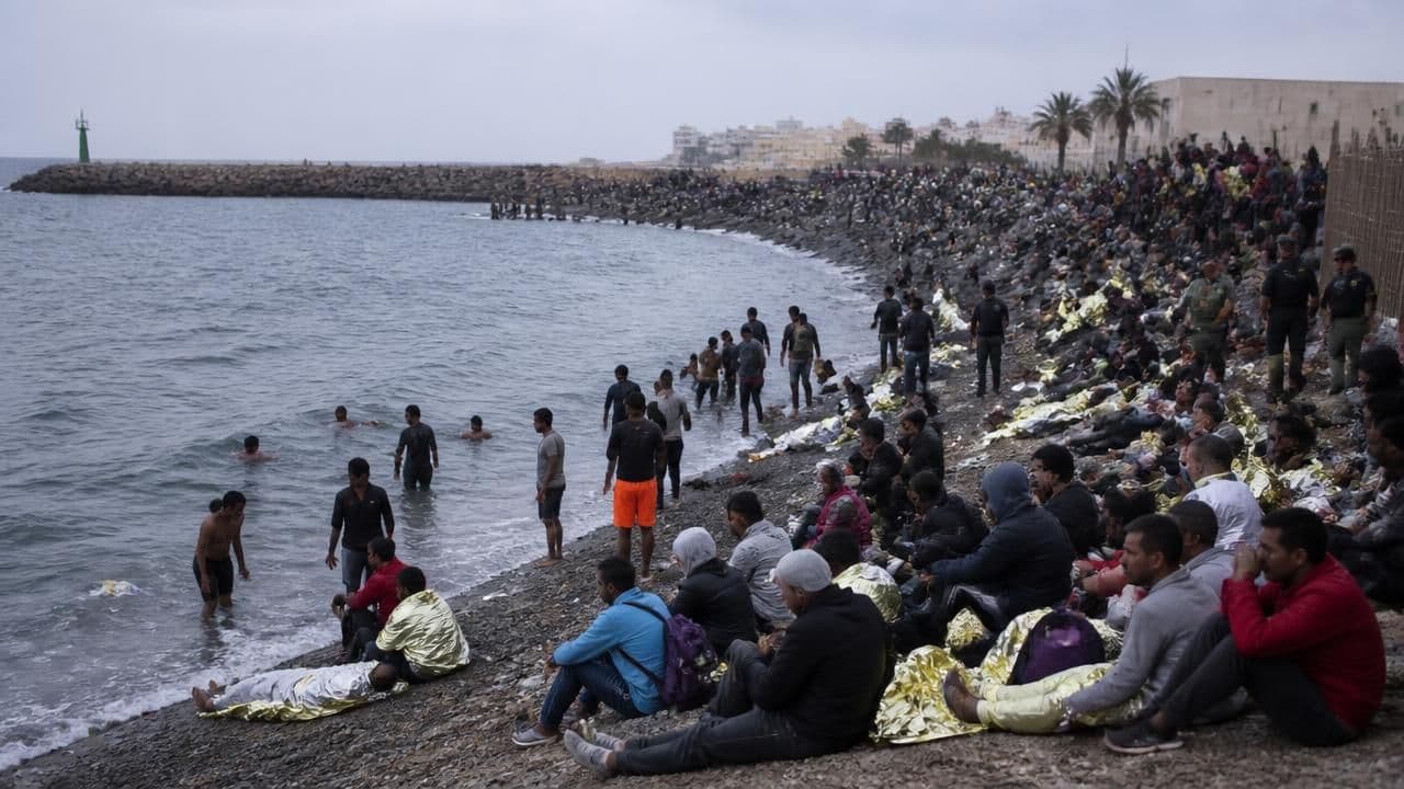 At Least 18 Dead as Thousands of Migrants Pour Into Spanish Enclave Ceuta