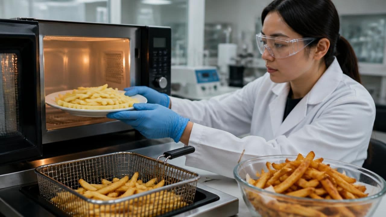 Microwave-Fried French Fries: A Healthier, Crispier Future for a Beloved Snack