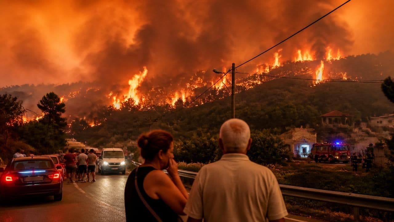 Raging Infernos: Southern Europe Battles Catastrophic Wildfires as Climate Debate Intensifies