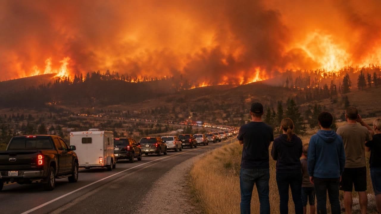 Spokane Wildfires Destroy Hundreds of Buildings as 60,000 Evacuate in 'Worst Natural Disaster'