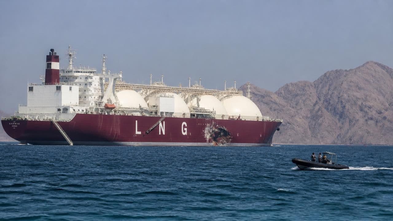 Qatari LNG Tanker Struck in Strait of Hormuz as Shipping Risks Escalate