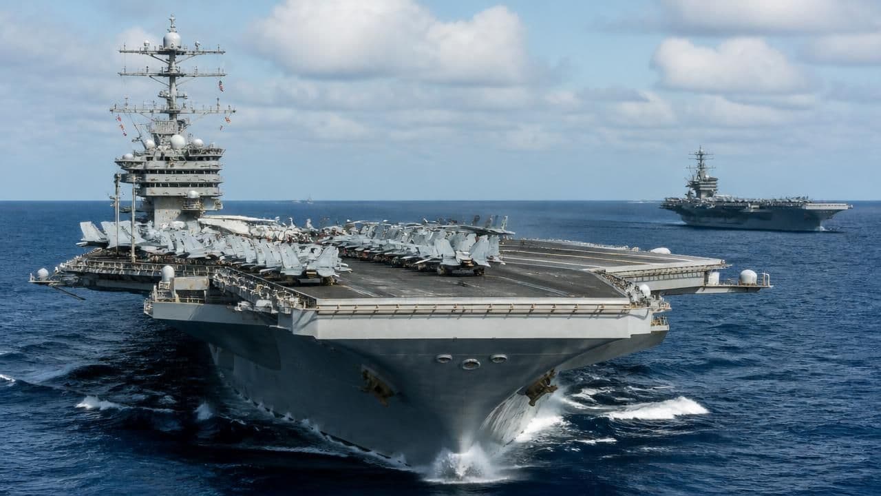 USS George Washington to Relieve USS Abraham Lincoln in Middle East; Kushner Meets Netanyahu