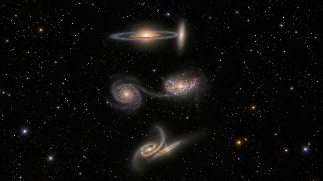 NASA's APOD Showcases Three Galaxy Pairs in a Single Frame