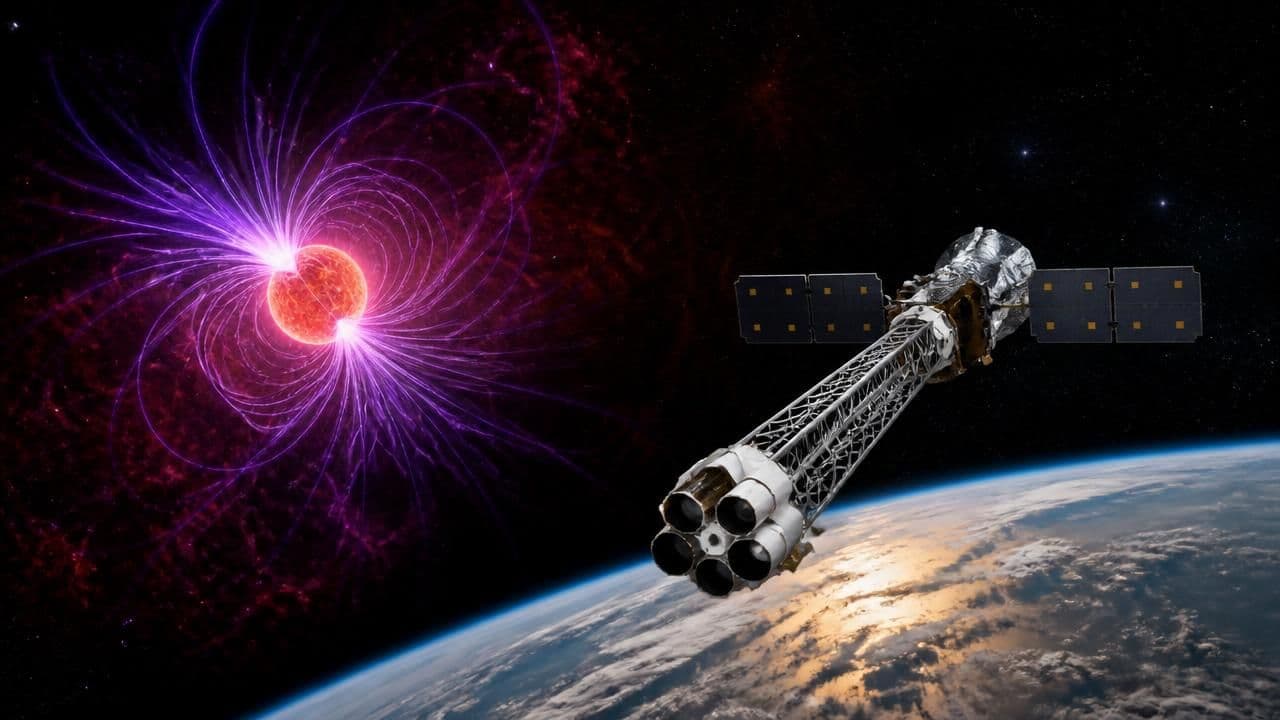 NASA's IXPE Observes Vacuum Birefringence Around Magnetar, Confirming 90-Year-Old Theory
