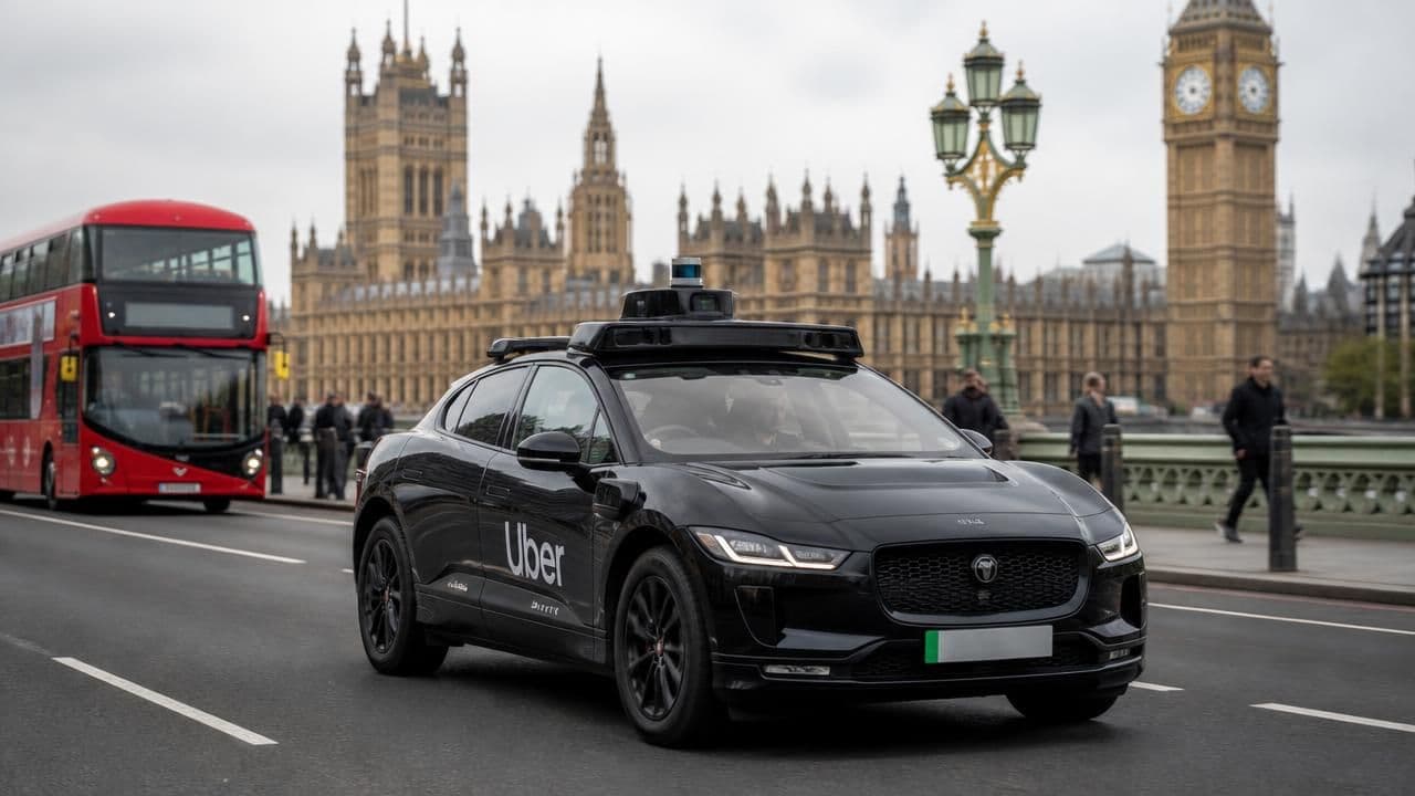 Uber Launches London’s First Robotaxis, Edging Out Waymo