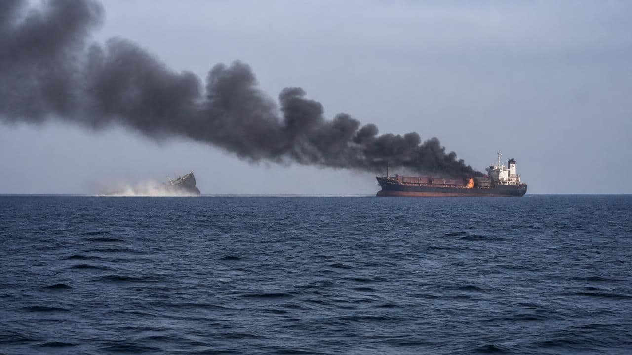 Drones sink cargo ships off Bulgaria in first strike on NATO waters, sailors missing