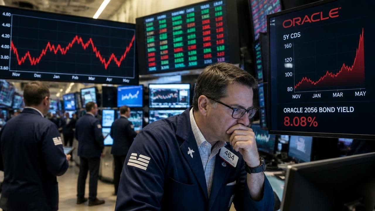 AI Stocks Ignore Bond Market Warnings as Oracle Credit Risk Hits Records