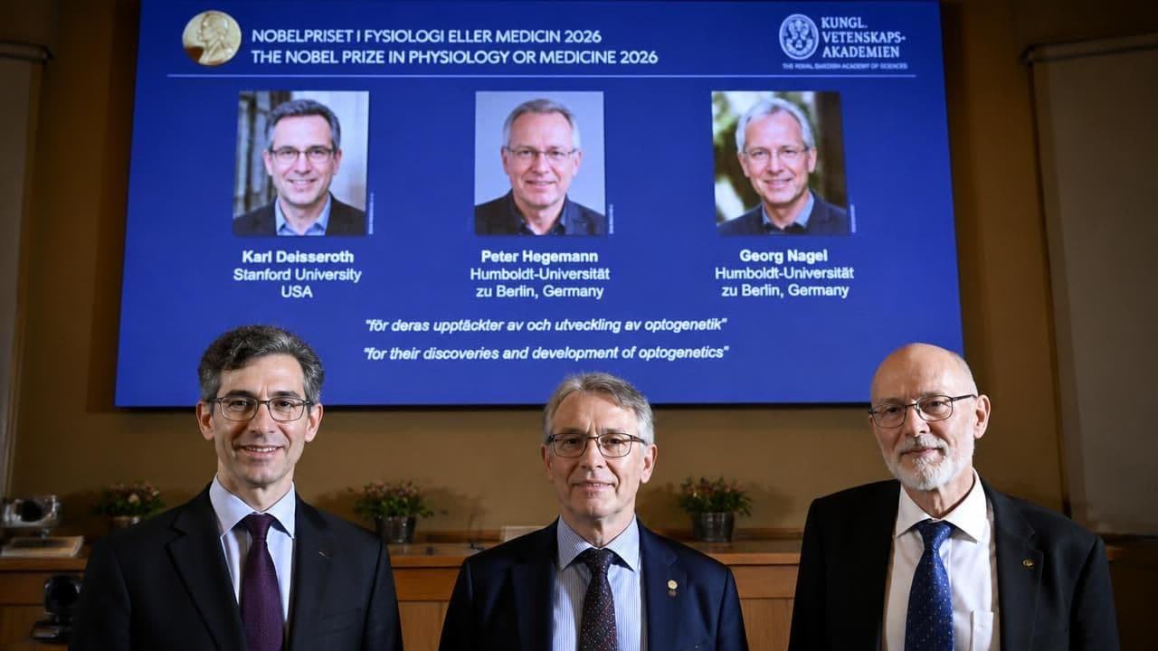 Nobel Prize in Physiology or Medicine awarded for optogenetics, the light switch for neurons