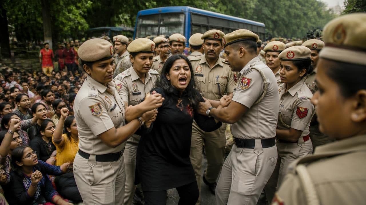 Delhi Crackdown: Hundreds Detained as Voter-Roll Protests Target India's Election Chief