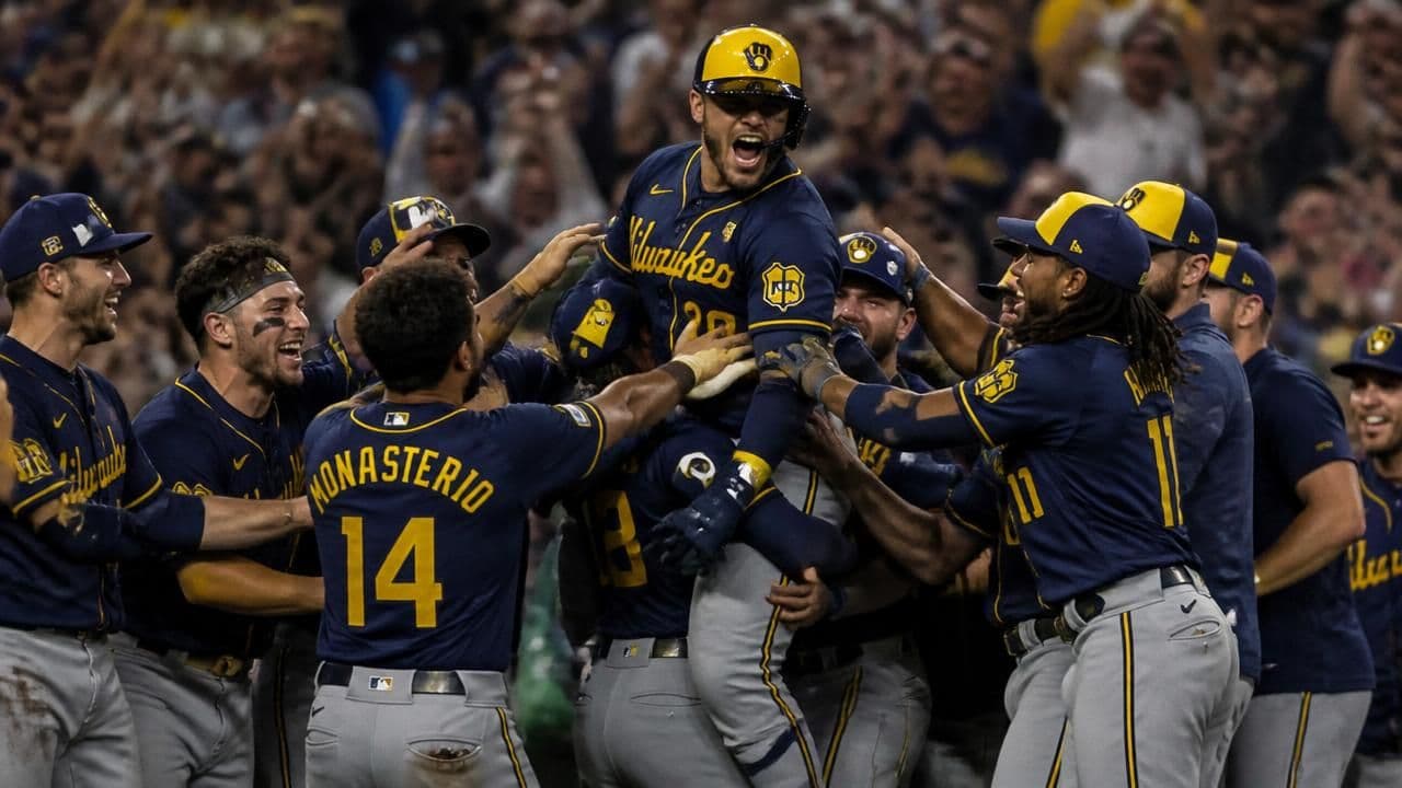 Brewers Sweep Dodgers to Reach First World Series Since 1982
