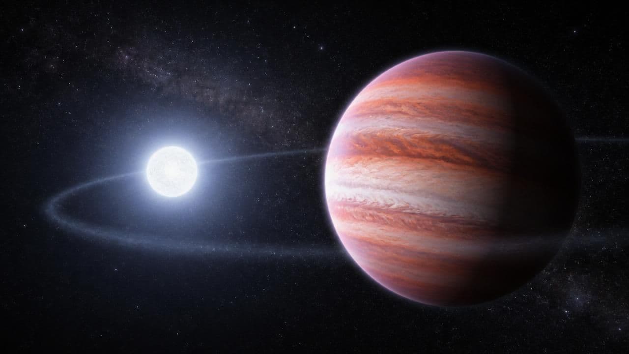 Jupiter-Size Planet Survives Star's Death, Baffles Astronomers with JWST Data