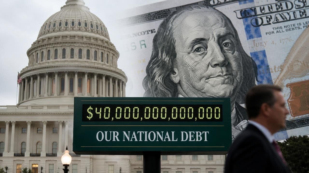 U.S. National Debt Hits Record $40 Trillion, Sparking Economic Concerns
