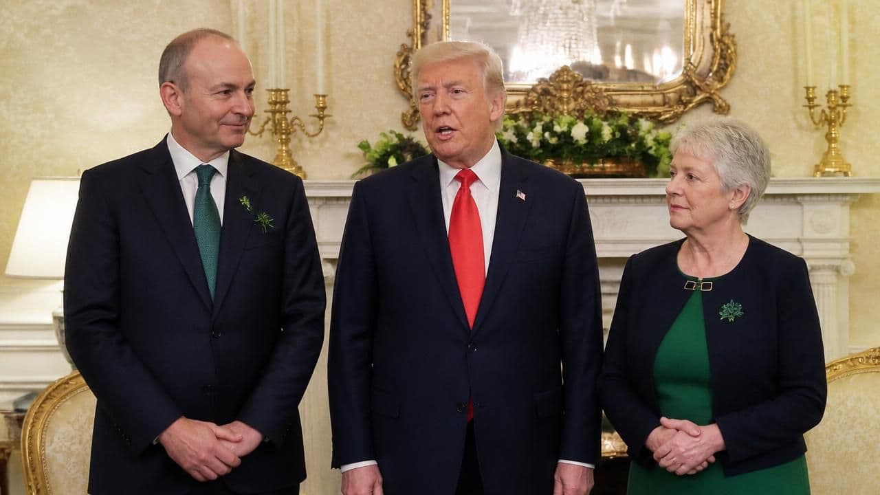 Trump Meets Ireland's Leaders in Dublin Before Retreating to Doonbeg Golf Resort