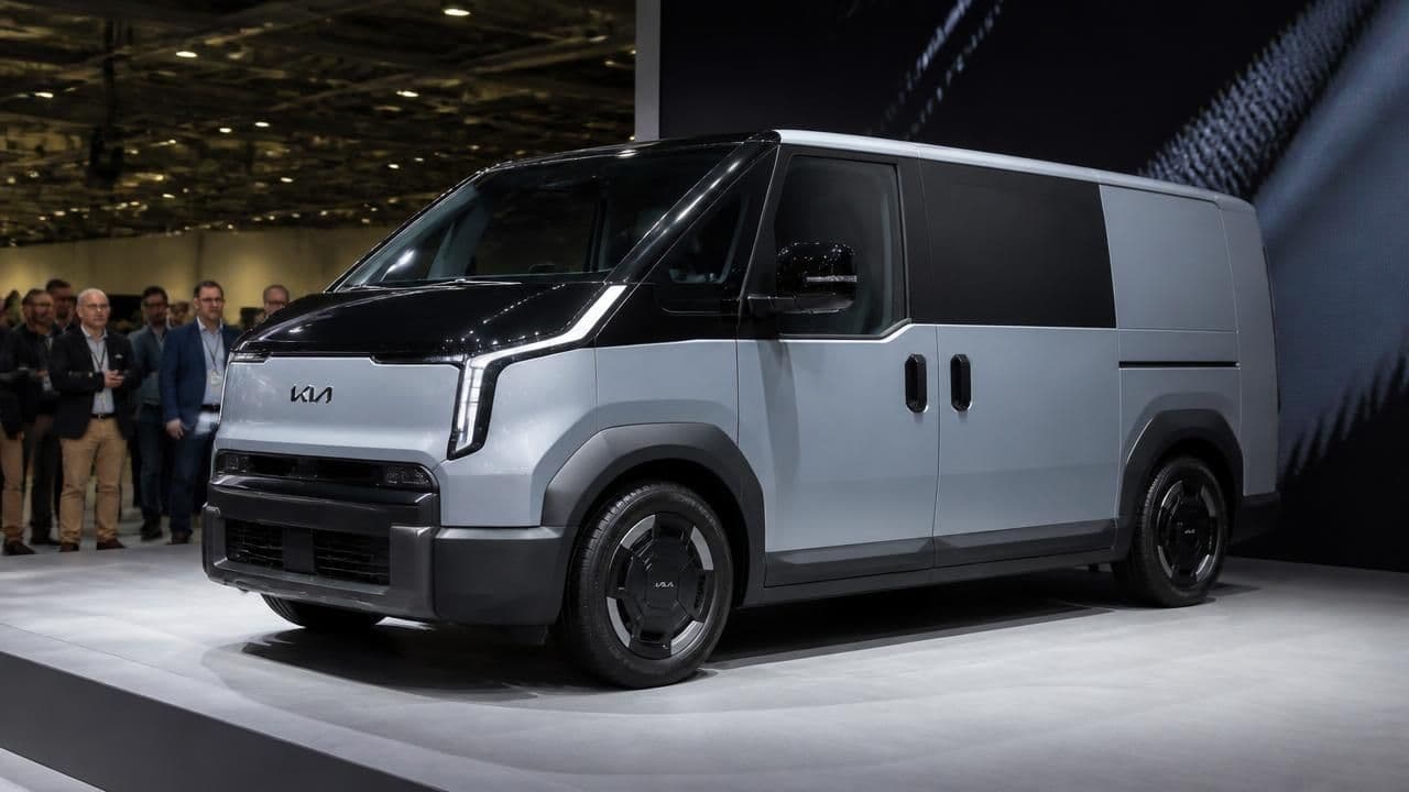 Kia Unveils PV7 Electric Van, Aiming Straight at the Ford Transit