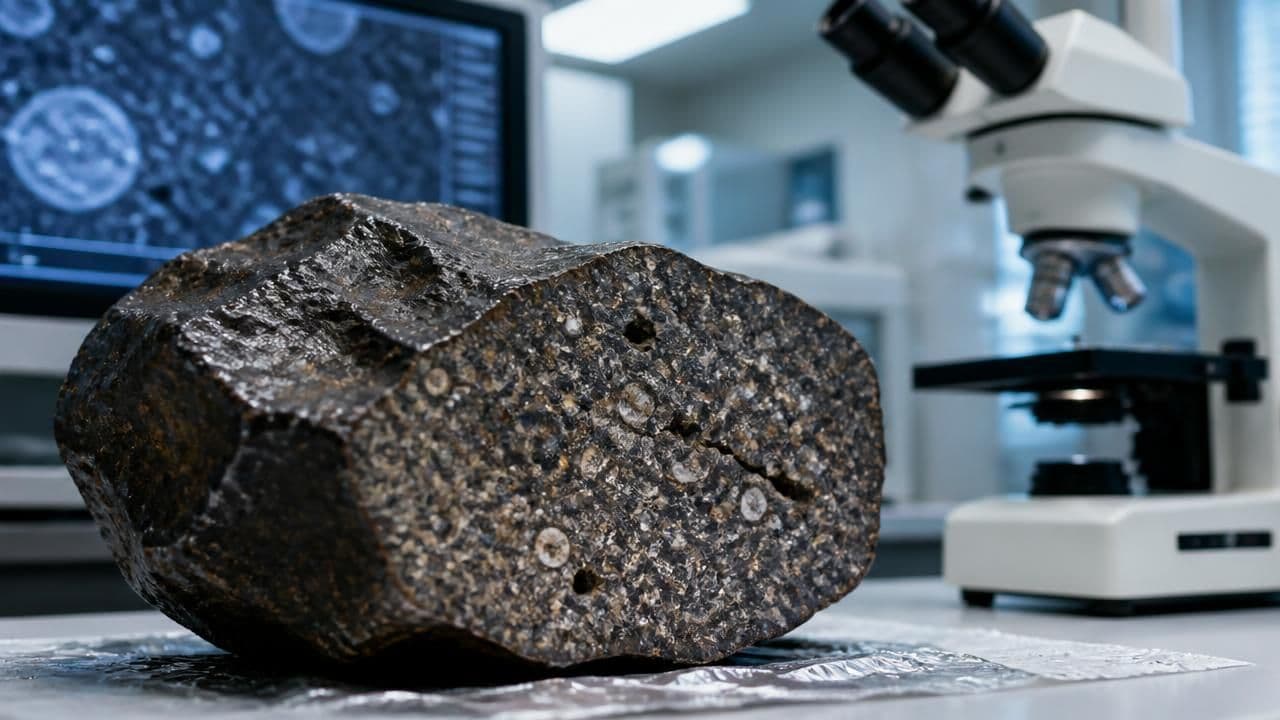 Ancient Meteorite Reveals Strong Magnetic Field That Helped Build the Solar System