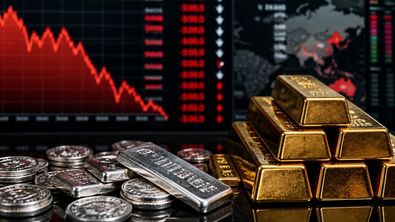 Gold Slumps Below $4,300 as Fed Rate-Hike Bets Surge and Silver Tumbles 6%