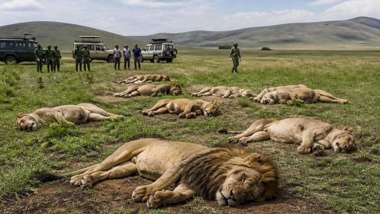 Ten Lions Found Dead in Suspected Poisoning at Tanzania's Ngorongoro Reserve