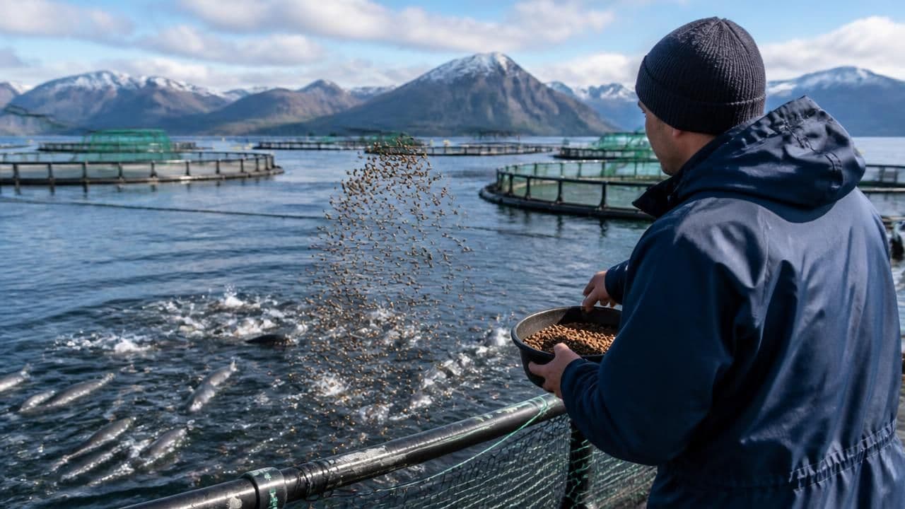 Farmed Salmon Loses Its Omega-3 Edge as Feed Changes, Study Finds