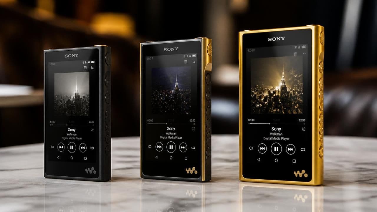Sony's new Walkman lineup tops out at $5,899 with a gold-plated flagship