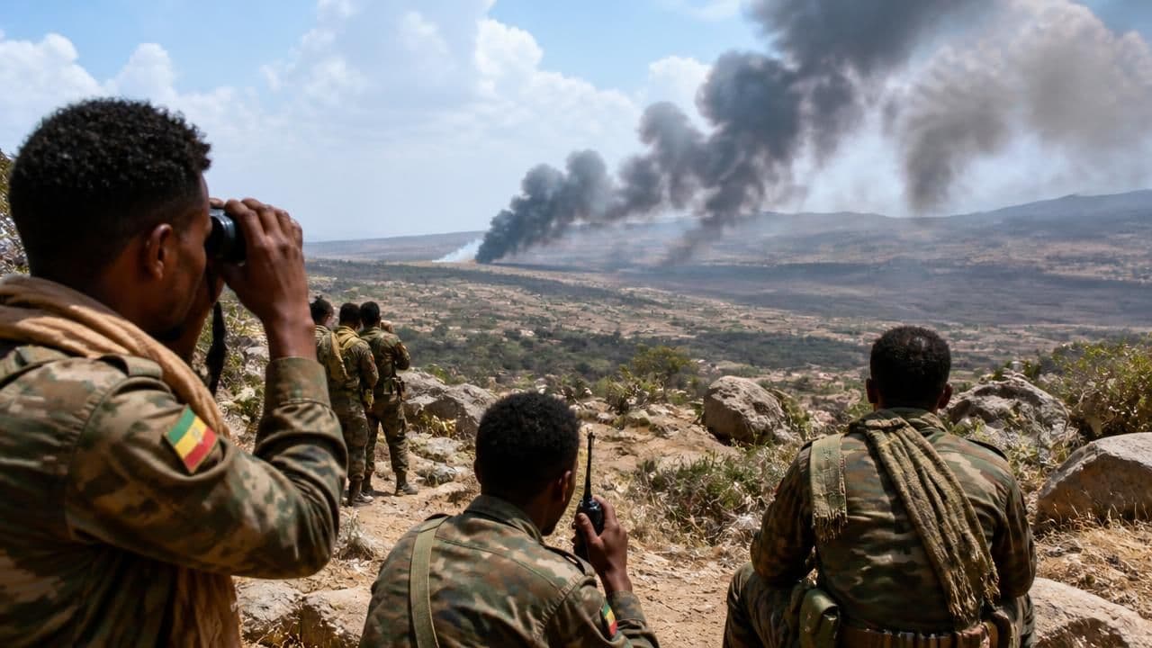 Ethiopia drone strike hits Eritrean troops in Tigray as regional war fears grow