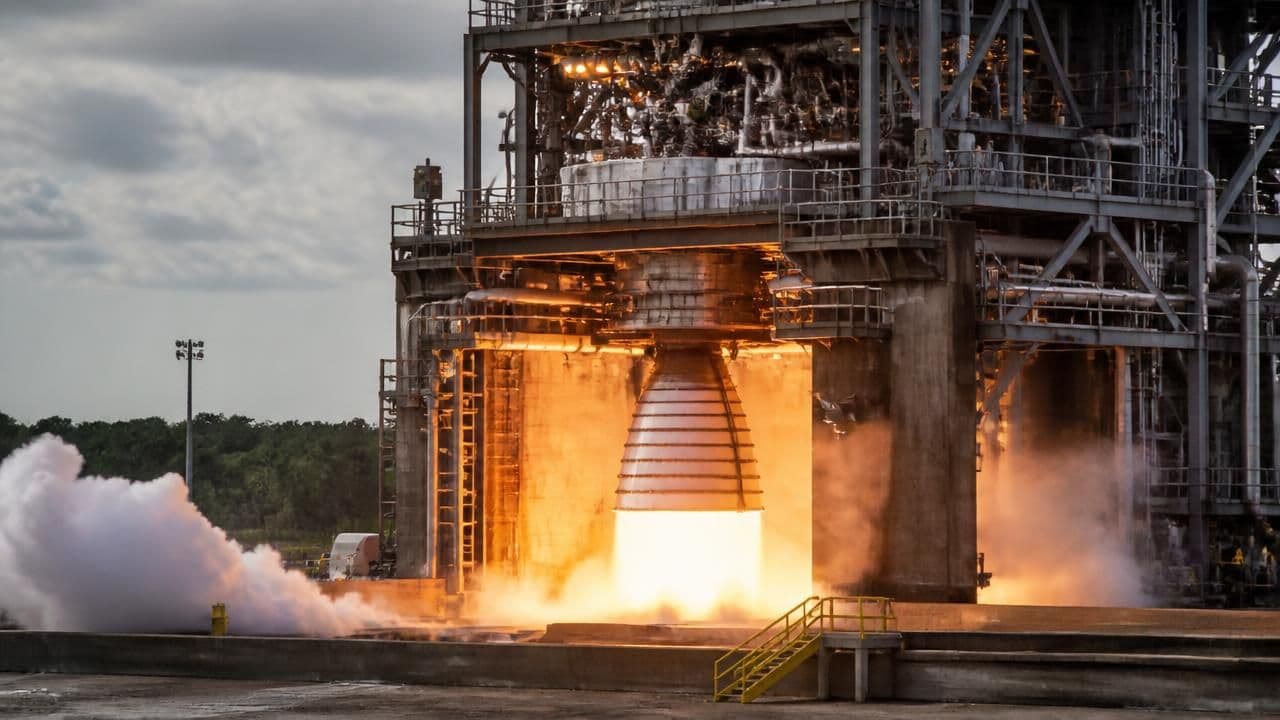 NASA Fires RS-25 Engine for Full 500-Second Burn in Key Artemis Test