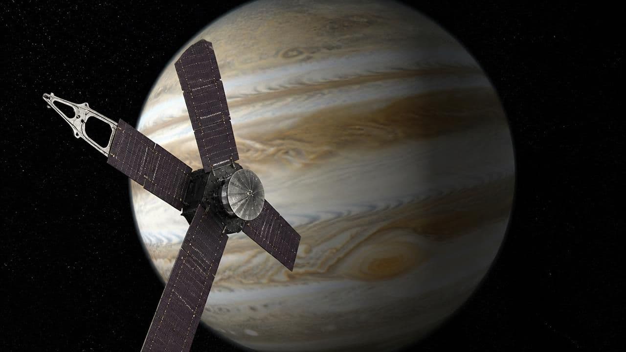 NASA's Juno finds Jupiter's invisible solar-wind shield is far more complex than Earth's